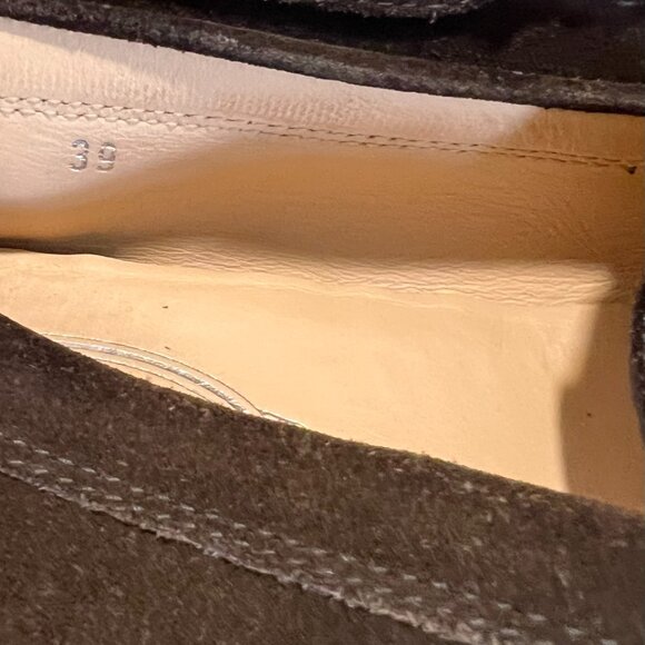 TOD’S Brown Suede Gommino Driving Shoes  Size 39 Made in Italy - Picture 9 of 13